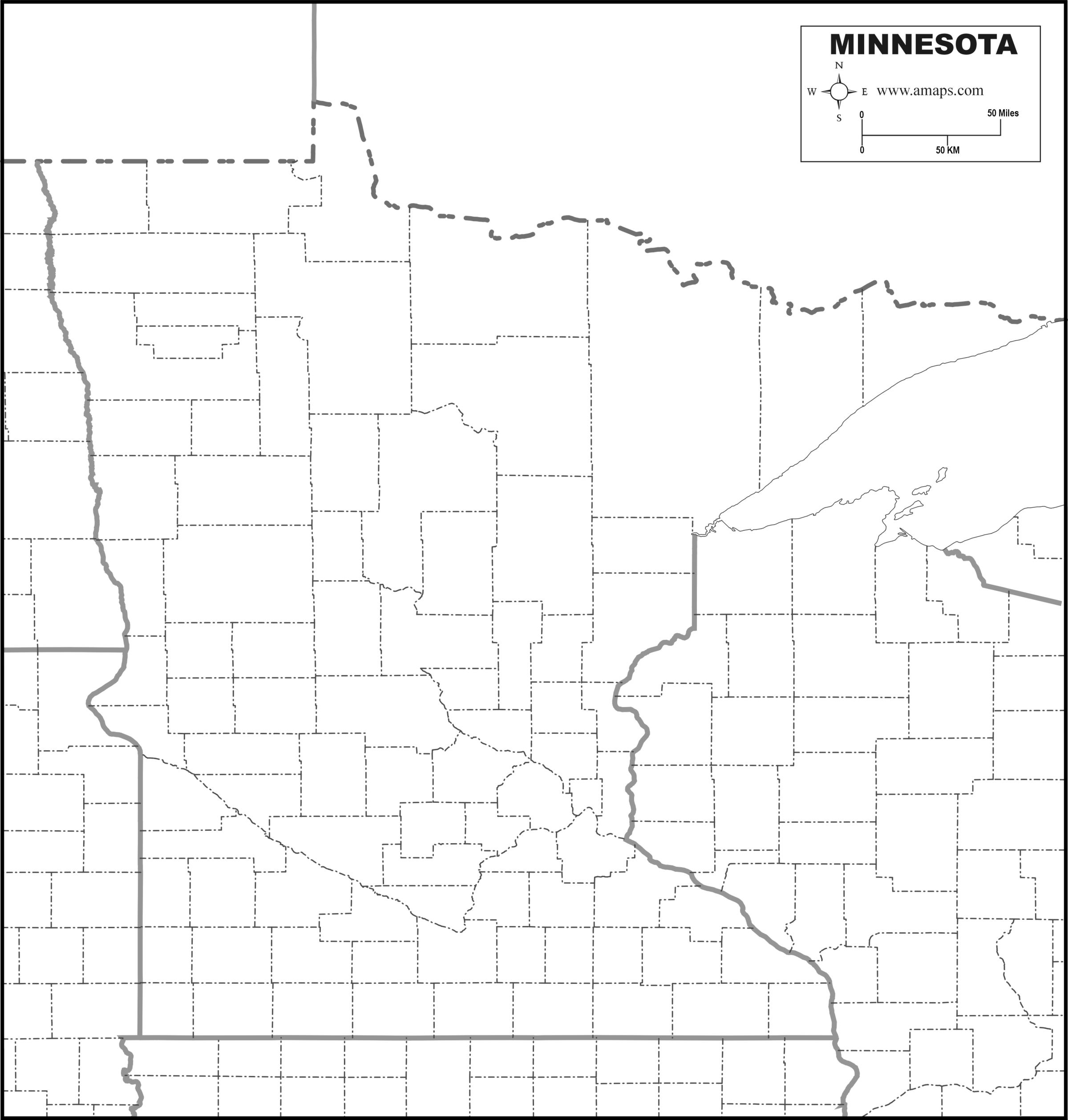 FREE MAP OF Minnesota